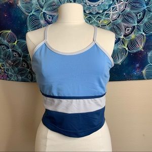 Blue Crop Top